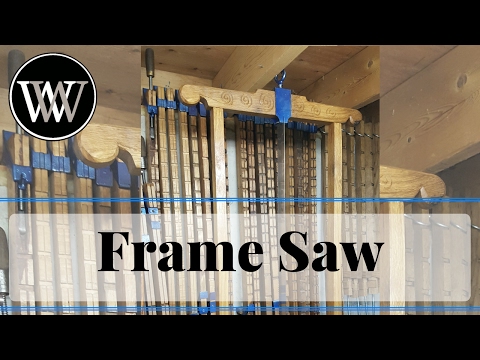 How to Make a Roubo Style Frame Saw With All Hand Tool Woodworking