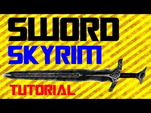 How to Make a Sword in real life SKYRIM | Homemade Weapons - Zombie Apocalypse