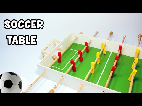 How to Make a Table Football | Soccer Table | Foosbal