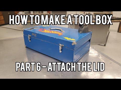 How to Make a Tool Box Part 6 - Attaching the lid