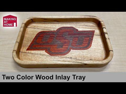 How to Make a Two Color Inlay Tray on the CNC