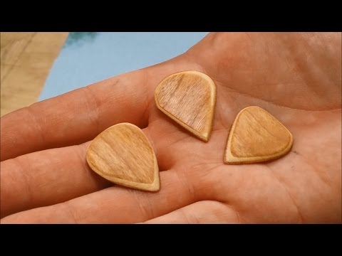 How to Make a Veneer Guitar Pick