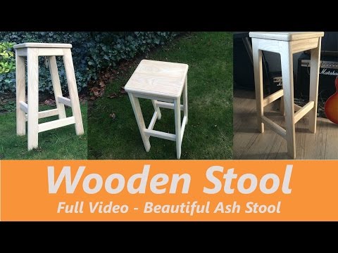 How to Make a Wooden Bar Stool