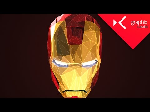 How to Make an Iron Man Low Poly Effect - Turorial | Adobe Photoshop CC 2015 - GraphixTV