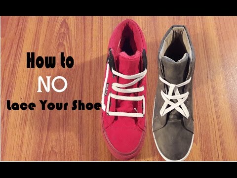 How to NO Lace Your Shoes