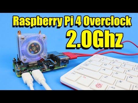 How to Overclock Raspberry Pi 4 To 2.0Ghz! All 4 Cores - With Benchmarks