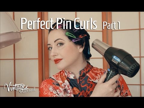 How to Pin Curl Hair