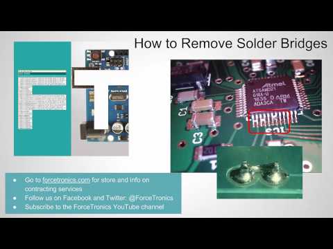 How to Remove Solder Bridges