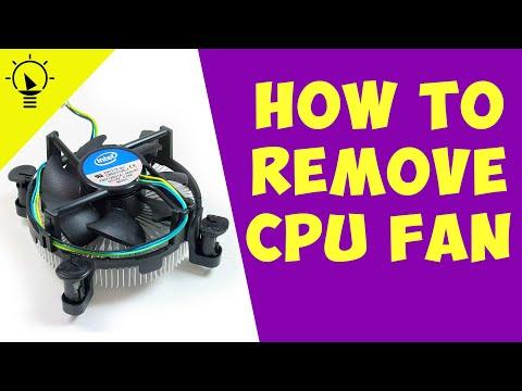 How to Remove a CPU fan