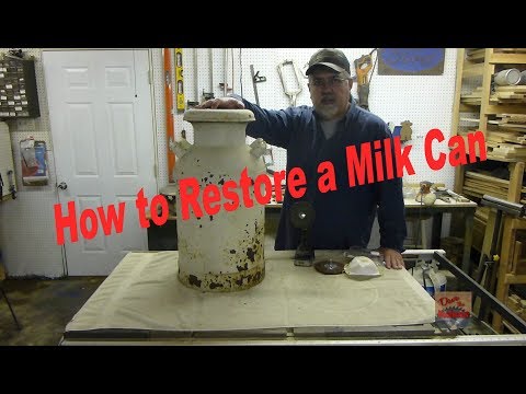 How to Restore a Vintage Milk Can