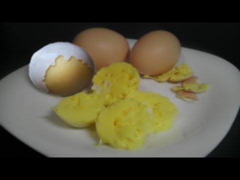 How to Scramble 4 Eggs Inside Their Shell At once