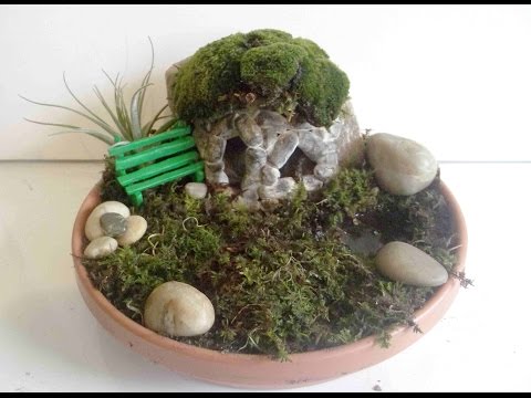 How to Sculpt A fairy House and Garden With Polymer Clay