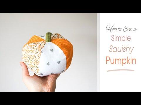 How to Sew: Easy Fabric PUMPKINS ! | Cute Halloween Ornaments | Quick DIY Sewing Project