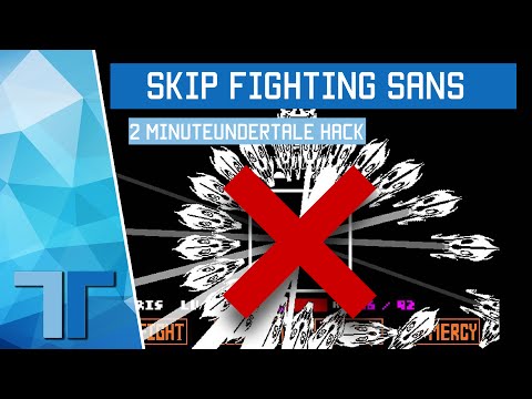 How to Skip the Sans Fight in Undertale | 5 Minute Hack