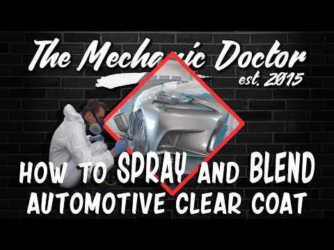 How to Spray and Blend Automotive Clear Coat