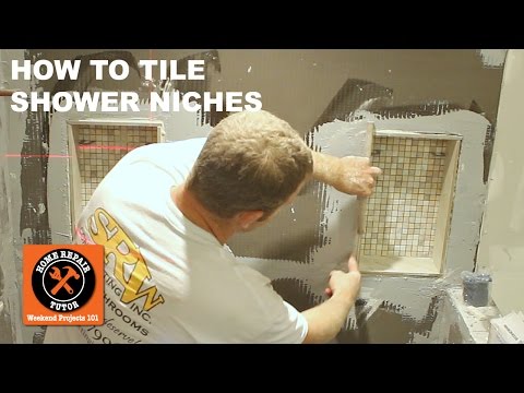 How to Tile a Shower Niche -- by Home Repair Tutor