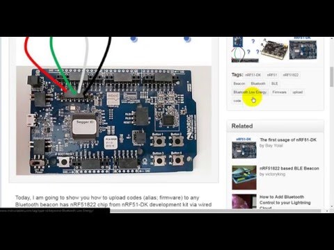 How to Upload Codes to NRF51822 Using NRF51-DK