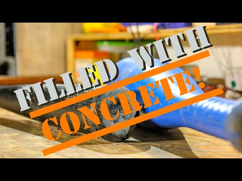 How to WEAP0NIZE a wiffle ball bat by filling it with CONCRETE