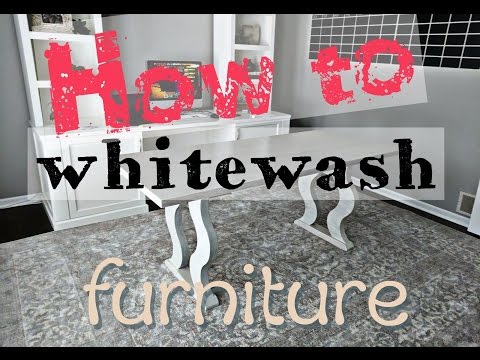 How to WhiteWash Furniture | Easy DIY Tutorial using Minwax