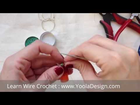 How to Wire Crochet with beads