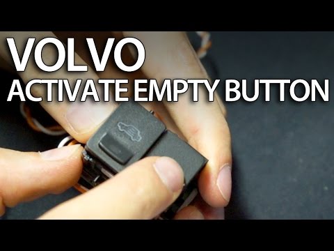 How to activate empty button in Volvo dome light (C30 S40 V50 V60 S60 S80 V70 tuning)