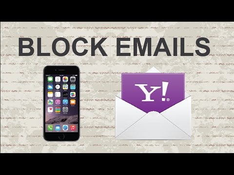 How to block emails on Yahoo | Mobile App