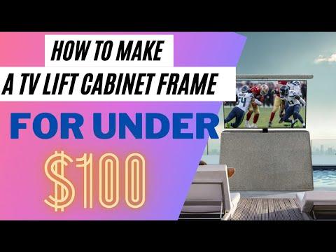 How to build a TV Lift Cabinet FRAME for under $100. And can you build a TV cabinet for under $300