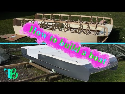 How to build a boat - catamaran tutorial Bootsbau