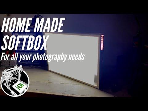 How to build a led panel/softbox for photography or filming