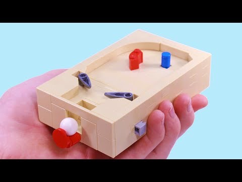 How to build a mini Lego pinball machine that works!