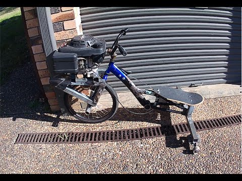 How to build a motorised drift trike with a lawnmower engine!!