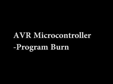 How to burn program into AVR  Microcontroller