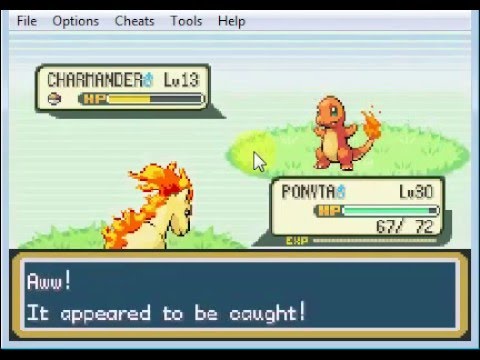 How to catch charmander in fire red