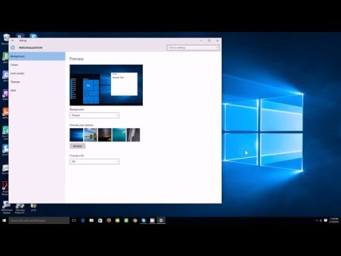 How to change Windows 10 screen background by Eva Gebus