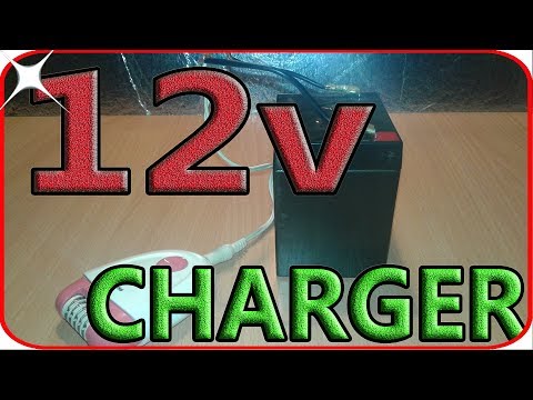 How to charge 12v battery with lady shaver adapter