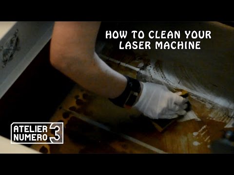 How to clean your laser machine