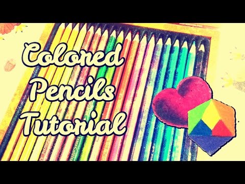 How to color with colored pencils | Drawing tutorial for beginners