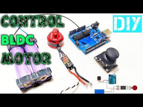 How to control BLDC motor with arduino and joystick