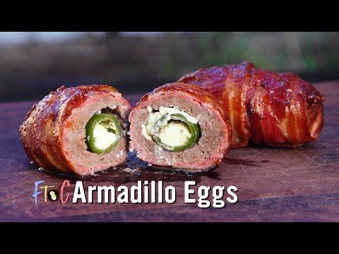 How to cook Smoked Armadillo Eggs on the Grill - Stuffed Jalapeno Peppers