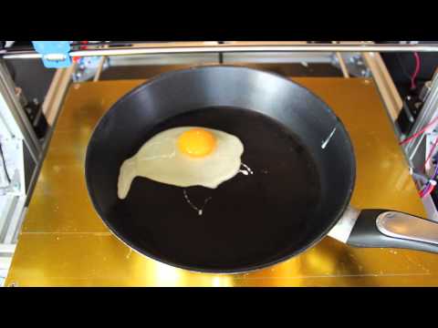 How to cook an egg with a 3D printer