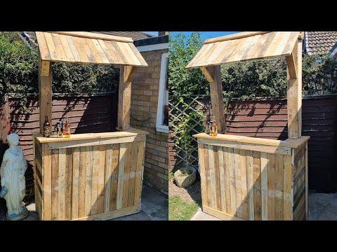 How to create a Garden Pallet Bar