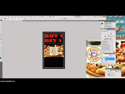 How to create coupon in Photoshop