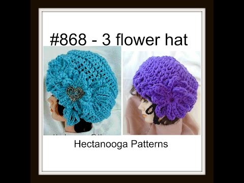 How to crochet a chunky adult hat, #868, free written pattern on my blog