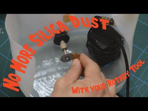 How to cut gemstones with Dremel | DIY rotary tool water tank dropper