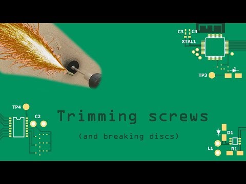 How to cut long screws