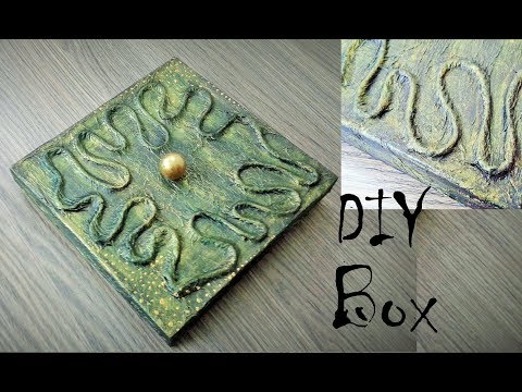 How to decorate a box - DIY Old Box Decoration Craft Idea