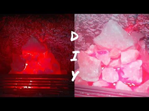 How to decorate useless fireplace with Himalayan salt boulders|artificial decoration|Home decor