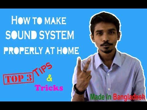 How to design a SOUND SYSTEM properly (Top 3 tricks) -with measurements