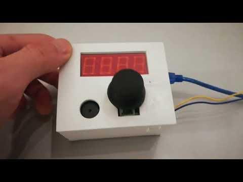 How to display numbers with 7 segment display and joystick