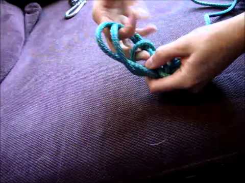 How to do a 'figure 8 through'-knot